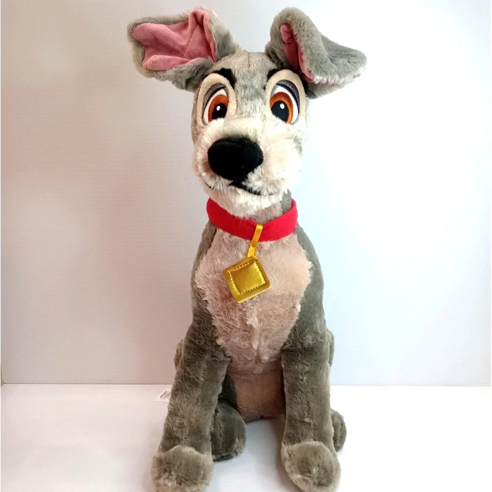 Disney Store Lady and the Tramp - Tramp the Dog red collar Plush‎ – 15
